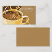 ラテの名刺のコップ 名刺 (正面/裏面)