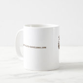 ラテの暴動のマグ コーヒーマグカップ (正面左)