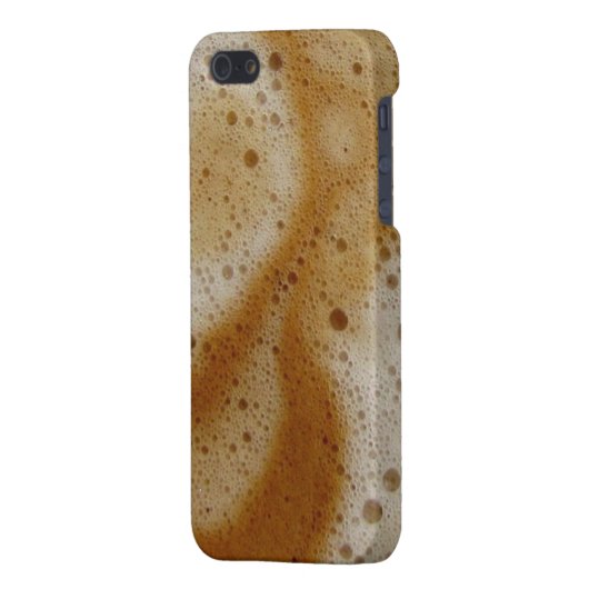 ラテの泡のiPhone 5の場合 iPhoneケース (裏面左)