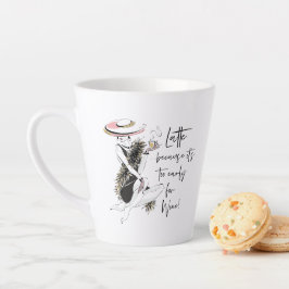 ラテはワインには早すぎるから カフェラテマグ