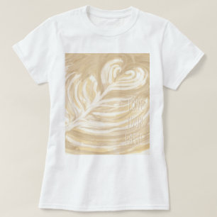 ラテアートが素敵 Tシャツ