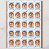 ラテアートコーヒーカップ (正面)