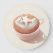 ラテアートラージクロック ラージ壁時計 (正面)