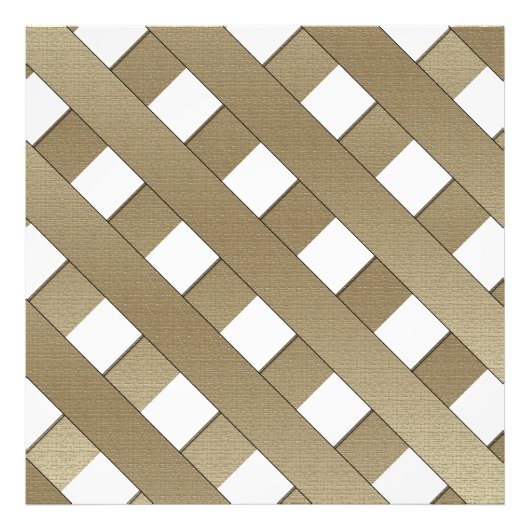 ラティスのフェンスbyシャーリーテイラー フォトプリント            (正面)