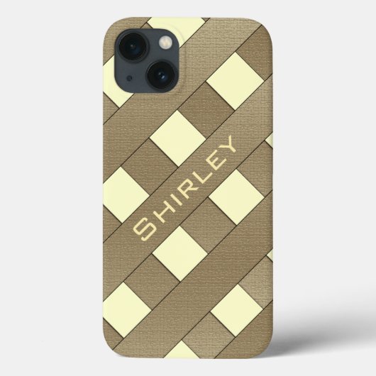 ラティスのフェンスbyシャーリーテイラー Case-Mate iPhoneケース (裏面)
