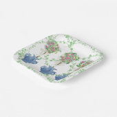 ラティスグリーントピアリーバラジンジャージャースジャー ペーパープレート (傾斜あり)