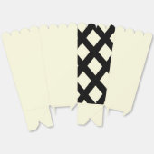 ラティスポップコーンボックス(クリームとブラック) フェイバーボックス (見開き)