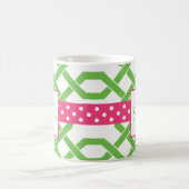 ラティス&グロスグレインモノグラムのマグ コーヒーマグカップ (中央)