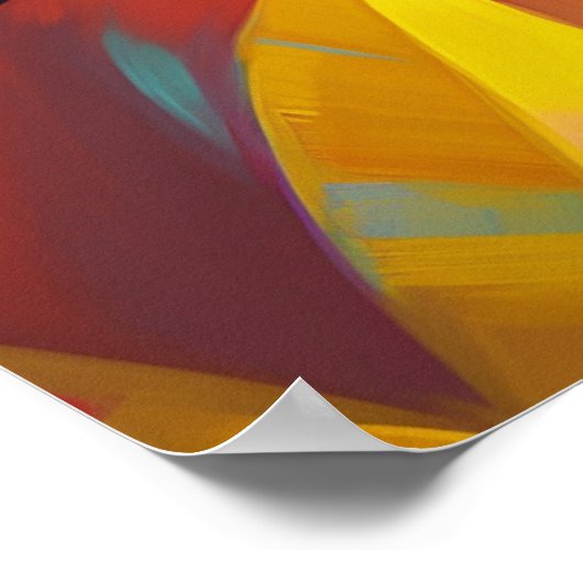 ラティノス踊りインアマイアミナイトクラブ絵画ズ ポスター (角)