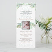 ラティーノのバプテスマの最初の誕生日,でスペインの, 招待状 (スタンド正面)