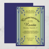 ラティーノガールズ15th誕生日キンセアニェラ招待 招待状 (正面/裏面)
