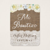 ラティーノバプテスマメッセージカードレクエルドデバウティゾカード (正面)