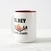 ラティーノパパエルレイデラカーンアサダ ツートーンマグカップ (正面左)