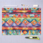 ラティーノブライト色ブランケットのパターンの切り離し 薄葉紙 (クラフト)