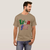 ラティーノミックス – メキシコ系アメリカ人 Tシャツ (正面フル)