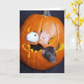 ラティ空白のハロウィーンカード カード (黄色い花)