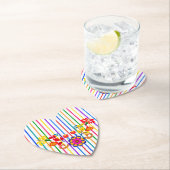 ラティ誇りを持ったノの赤ちゃんシャワー | フローラとストライプ ペーパーコースター (インサイチュ)