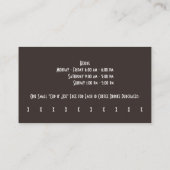 ラテカスタムコーヒー&コーヒーショップ&パンチ 名刺 (裏面)