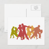 ラテカラフルンダンサー ポストカード (正面/裏面)