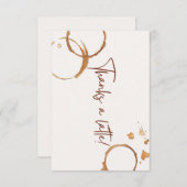 ラテカードで感謝を伝えて サンキューカード (正面/裏面)