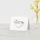 ラテカード カード (黄色い花)