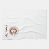 ラテコーヒーカフェ キッチンタオル (横)