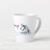 ラテコーヒーマグカップ カフェラテマグ (右アングル)