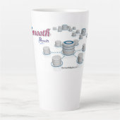 ラテコーヒーマグカップ カフェラテマグ (正面)