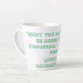 ラテコーヒーマグ カフェラテマグ (左アングル)