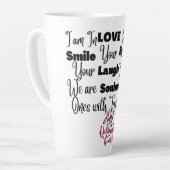 ラテコーヒー飲料マグカップ カフェラテマグ (左アングル)