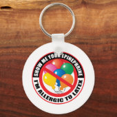 ラテックスアレルギー キーホルダー (正面)