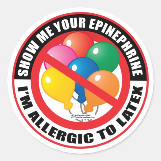 ラテックスアレルギー ラウンドシール (正面)