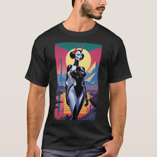 ラテックスデビルガールズ火星 Tシャツ (正面)