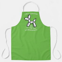ラテックスバルーンは自然ツイスターエプロン エプロン