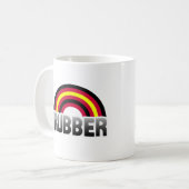 ラテックスプライド コーヒーマグカップ (正面左)