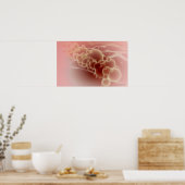 ラテックス微小球の顕微鏡的見解 ポスター (キッチン)