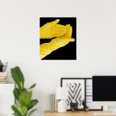 ラテックス手袋 ポスター (ホームオフィス)