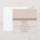 ラテドラマスクブライダルシャワー招待状 招待状 (正面/裏面)