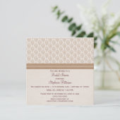 ラテドラマスクブライダルシャワー招待状 招待状 (スタンド正面)