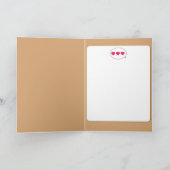 ラテハッピーバースデーカード カード (内部)