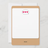 ラテハッピーバースデーカード シーズンカード (裏面)