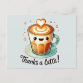 ラテパンクに感謝 ポストカード (正面)