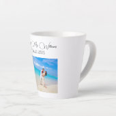 ラテパーソナライズされたカップ カフェラテマグ (右アングル)