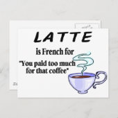 ラテフランスのは… ポストカード (正面/裏面)