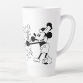 ラテマグと象徴的なスティームボートウィリーデザイン カフェラテマグ (右)