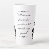 ラテマグウィズビューティフルデザイン カフェラテマグ (正面)