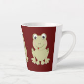 ラテマグカップかわいいカエル カフェラテマグ (右)