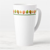 ラテマグカップ紅葉 カフェラテマグ (右アングル)