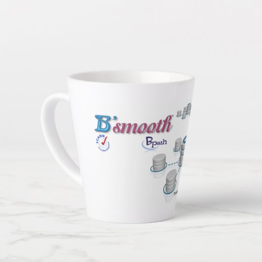 ラテマグカップ12 0z カフェラテマグ (左アングル)