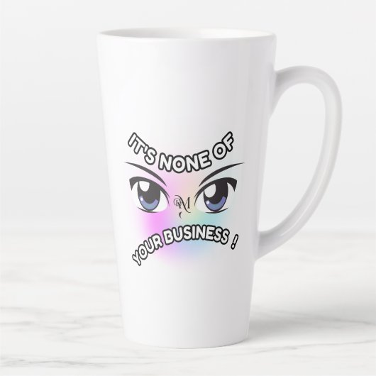 ラテマグカップ17oz :あなたのいない カフェラテマグ (右)